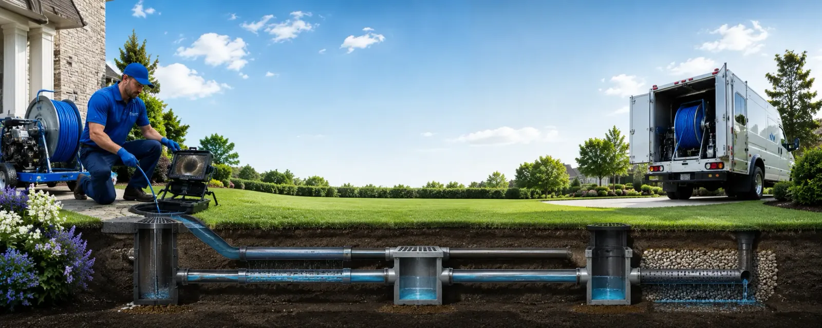 Outdoor drain cleaning information for Pinetta, FL